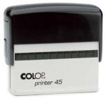COLOP Bélyegző, COLOP „Printer 45, fekete párnával (IC1264500)