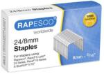Rapesco Tűzőkapocs, 24/8, horganyzott, RAPESCO (IR1456) - becsiirodaker