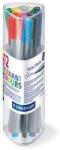 STAEDTLER Tűfilc készlet, 0, 3 mm, STAEDTLER "Triplus 334", 12 különbözõ szín (12 db) (TS334PR12)