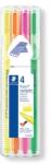 STAEDTLER Szövegkiemelõ készlet, 1-4 mm, STAEDTLER "Triplus 362", 4 különbözõ szín (4 db) (TS362SB4)