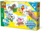 Ses Creative Set Coloreaza cu apa - Ferma (14455)