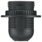 Pawbol műanyag csillárfoglalat 1 gyűrűvel E27-303 fekete D. 3006 (D.3006)