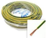  Mkh 1 mm2 zöld-sárga hajlékony sodrott réz vezeték H05V-K 100m (H05V-K1x1z/s)