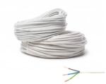  MT 3x6 mm2 kábel sodrott réz vezeték fehér CSAK TEKERCSBE /100m/ H05VV-F