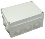 PW Pawbol S-BOX 306 falon kívüli műanyag kötődoboz gumi bevezetővel 150x110x70 mm IP65 (S-BOX 306)