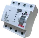 GMV FI relé 4p 40A/100MA AC váltakozó áramú érintésvédelmi relé (GMLI-4PAC 100mA)