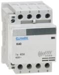 Elmark K széria moduláris kontaktor mágneskapcsoló K40 25A 230V AC 3NO+1NC 23411 (23411)