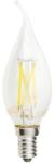 OPTONICA szélfútta filament LED izzó C35 gyertya E14 4W 2700K meleg fehér 1482