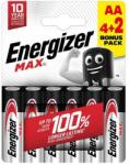 Energizer Max alkáli ceruza elem AA 4+2db/bliszter (EMAAB4+2N)
