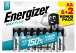 Energizer Max Plus alkáli ceruza elem AA 6+2db/bliszter (EMPAEAA)