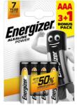 Energizer Power alkáli mikro ceruza elem AAA 3+1db/bliszter (EPAAAB3+1)