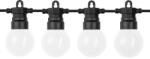 OPTONICA napelemes szolár LED fényfüzér 10m 20db LED 128lm 2700K IP65 9092