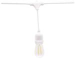 OPTONICA sorolható kültéri fényfüzér fehér 15db E27 foglalattal 14.4m IP65 230V OT5053