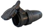 Anco Commel gumi lengő dugalj csatlakozóaljzat csapfedeles fekete 16A IP44 291302 / 321639 (321639)