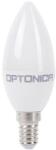 OPTONICA LED izzó gyertya E14 8W 2700K meleg fehér 710lm C37 1430