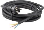 Anco flexo kábel 3m szerelhető hálózati gumi csatlakozó fekete GT H05RR-F 3x1, 0 mm2 321659 (321659)