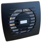 Kanlux Fürdőszoba fekete elszívó axiális ventilátor időzítővel 19W 100m3/h EOL100T/E2 ONYX 100 mm (EOL100 E2/T ONYX)