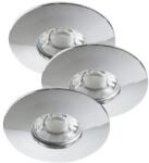 Rábalux Randy LED 3x4W 350lm 3000K beépíthető króm spotlámpa (3db/szett) 1072 (1072)