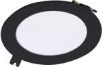 Rábalux Shaun2 beépíthető lámpa 6W 450lm 3000K fekete kerek 71225 (71225)