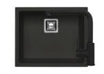 Alveus Set chiuveta granit Alveus Quadrix 50 G90 + baterie Zeos, 56 cm, 3010541, Negru mat (3010541)