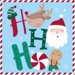 IRIS Karácsonyi ajándék kártya 12db/csomag 2 féle, 6-6db/ minta, 14x14cm (X-34187-BC)