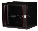 EQUIP Fali Rackszekrény - EPM-09-6045-B-CBAA (19", 9U, 600x450mm, előre szerelt, fekete) (EQUIP_EPM-09-6045-B-CBAA) (EQUIP_EPM-09-6045-B-CBAA)