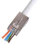 Hirschmann QCRJ45 CAT6 U/FTP 100 Quick connect U/FTP CAT6 data connector RJ45 with white thule 100 pcs (695020724)