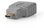 Bandridge HDMI-adapter | HDMI Micro-csatlakozó - HDMI aljzat | Szürke (BVP130)