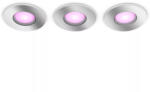 Philips Hue süllyesztett mennyezeti spot lámpa, króm 3db/csomag (Xamento White Ambiance) (929003812901)