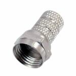 USE Home FF 21 F csatlakozódugó, fém, KH 3 kábelre tekerhető, egyenes kivitel (FF 21)