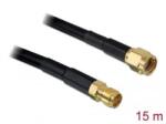 Delock RP-SMA plug > RP-SMA jack CFD200 15m (89434) (89434)
