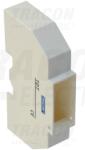Tracon Védőburkolat sorolható készülékekhez, zárópecsételhető 1 mod. , IP40, (L×W×H= 22×116×62mm) (TDT)