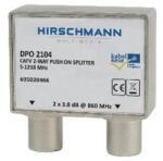Hirschmann CATV Elosztó 4.8 dB / 5-1218 MHz - 2 Kimenet (695020466)