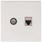 Hirschmann AP2000 CD83 Cover plate 83x83 coax and data EDC2000 (695020754)