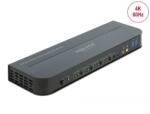 Delock HDMI KVM Switch 4K 60 Hz with USB 3.0 and Audio Black (11483)