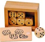 Goki Set 6 zaruri din lemn in cutie (GOKIHS239)