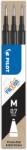 Pilot FriXion 07 / 0, 35 mm, 3 db, fekete (BLS-FR-7-B-S3)