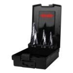 RUKO UC lépcsős lemezfúró készlet 5-30mm FLOWSTEP HSS RUnaTEC 3 részes (101626PRO)