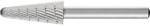 Pferd HSS turbómaró 10x20mm L (lekerekített kúp forma), fogazás: 3 (26240000)