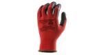 Coverguard EUROLITE 13l850 tenyerén latex mártott piros kesztyű 11 (1LACR11)