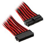 Phanteks Cablu prelungitor Phanteks 24 pini ATX, 50cm, Red/Black, PH-CB24P_BR