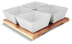 Lamart LT9018 Set de servire 5 piese Bamboo, 19 x19 cm - efistore - 78,99 RON