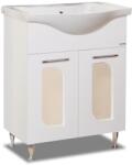Badenmob Baza cu lavoar, seria 110, 18565, latime 65 cm, culoare alba