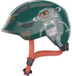 ABUS kerékpáros gyerek sisak Smiley 3.0, In-Mold, green robo, M (50-55 cm)