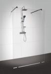 Sanotechnik FREEDOM I BLACK zuhanyfal EASY CLEAN (8 mm) (BW200)