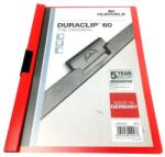 DURABLE Klip mappa 60lap Durable Duraclip®, piros (220903)