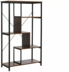 Signal Net B Ipari Laminált Polcos Állvány Sötét Dió Fekete Vázzal (SIG-NETBCORC)