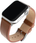 Fixed Curea pentru Apple Watch 1/2/3/4/5/6/7/8/9/10/SE/SE 2/Ultra/Ultra 2 (42/44/45/46/49mm) - Fixed Leather Strap - Brown