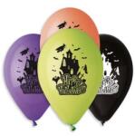  Léggömb, 30 cm, "Halloween Kastély (11-PRINTHALLOWEENKASTELY)