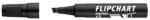 ICO Flipchart marker, 1-4 mm, vágott, ICO "Artip 12", fekete (9580002007)